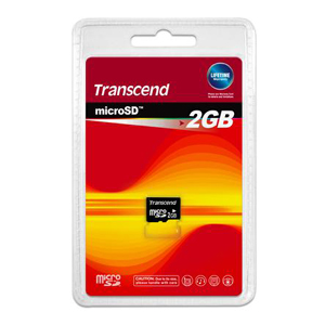 microSDカード 2GB Transcend製